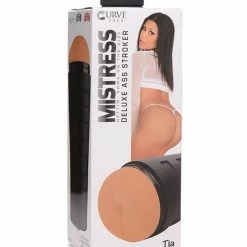 Curve Toys Penis Toys Curve Novelties Mistress Tia Deluxe Ass Stroker - Tan