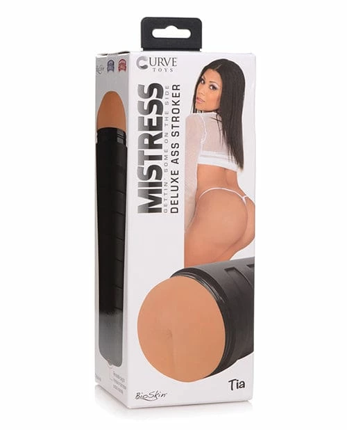 Curve Toys Penis Toys Curve Novelties Mistress Tia Deluxe Ass Stroker - Tan
