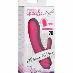Curve Toys Vibrators Curve Novelties Gossip Lil Smoothie 7x Mini Rabbit