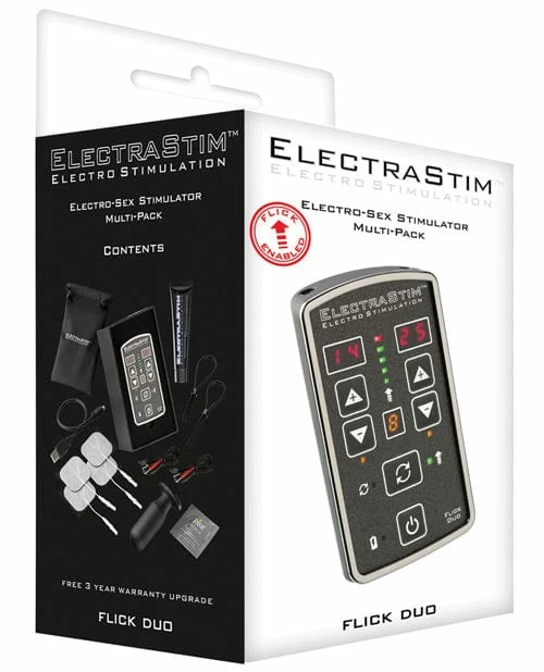 Cyrex Ltd. ElectraStim Flick Duo Stimulator Multi Pack Em80-m