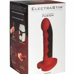 Cyrex Ltd. ElectraStim Silicone Fusion Komodo Dildo - Red-Black Kink & BDSM