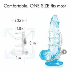 Deeva Doctor Love's Zinger Dual Vibrating Cock Cage Penis Toys