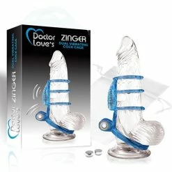 Deeva Doctor Love's Zinger Dual Vibrating Cock Cage Penis Toys