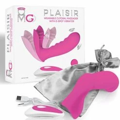 Deeva Vibrators OMG Plaisir Wearable Clitoral Massager With G-Spot Vibrator - Pink