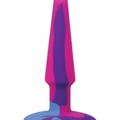 Doc Johnson A Play 5" Goovy Silicone Anal Plug - Multicolor-pink Anal Toys