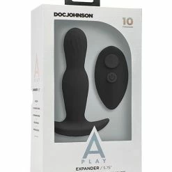 Doc Johnson A Play Expander Rechargeable Silicone Anal Plug With Remote Anal Toys