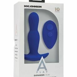 Doc Johnson A Play Expander Rechargeable Silicone Anal Plug With Remote Anal Toys