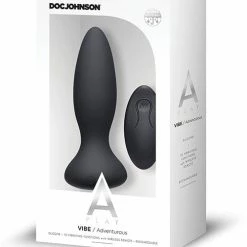 Doc Johnson Anal Toys A Play Rechargeable Silicone Adventurous Anal Plug With Remote