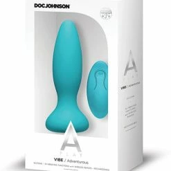 Doc Johnson Anal Toys A Play Rechargeable Silicone Adventurous Anal Plug With Remote