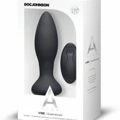 Doc Johnson A Play Rechargeable Silicone Experienced Anal Plug With Remote Anal Toys