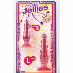 Doc Johnson Crystal Jellies Anal Delight Trainer Kit Anal Toys