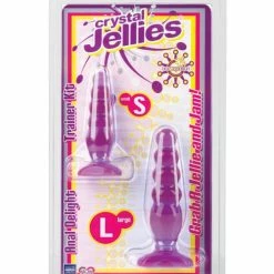 Doc Johnson Crystal Jellies Anal Delight Trainer Kit Anal Toys