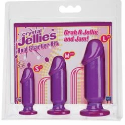 Doc Johnson Crystal Jellies Anal Starter Kit Anal Toys