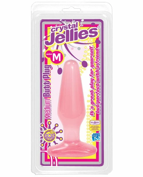 Doc Johnson Crystal Jellies Butt Plug Anal Toys
