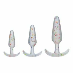 Doc Johnson Mood Pride Anal Trainer Set - Multi Colored Set Of 3 Anal Toys