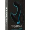 Doc Johnson OptiMALE Vibrating P Massager With Wireless Remote - Black Anal Toys