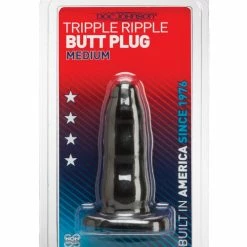 Doc Johnson Triple Ripple Butt Plug Anal Toys