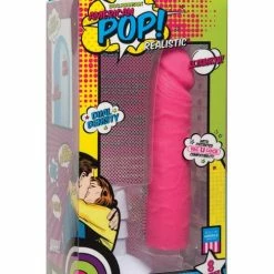 Doc Johnson Dildos American Pop Independent Ultraskyn 8" Dildo With Suction Cup