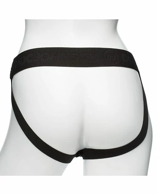 Doc Johnson Body Extensions Be Daring 2 Piece Strap On Set - Black Dildos