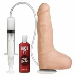 Doc Johnson Dildos Bust It Squirting Realistic Cock Nut Butter