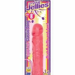 Doc Johnson Crystal Jellies 8" Classic Dildo