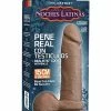 Doc Johnson Noches Latinas Ultraskyn Pene Real Con Testiculos 6 Pulgadas - Caramel