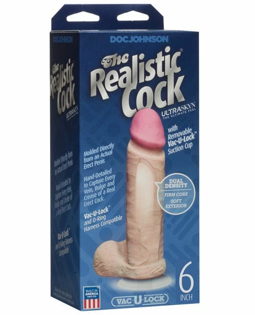 Doc Johnson Dildos Realistic Ultraskyn Cock With Balls