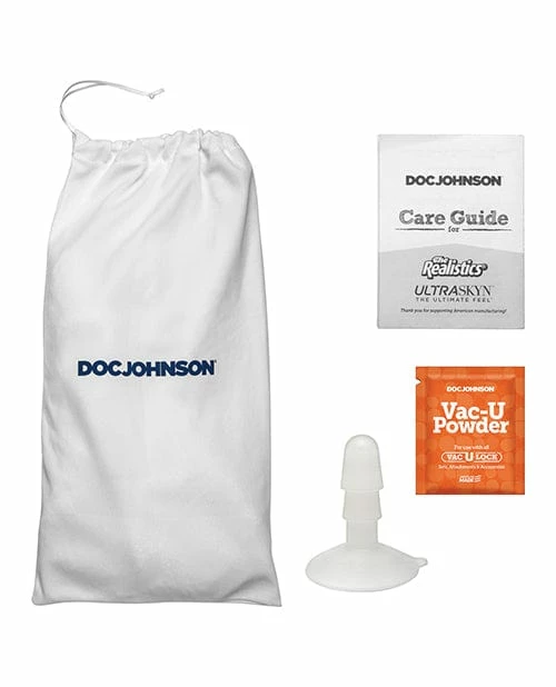Doc Johnson Signature Cocks Ultraskyn 8.5" Cock With Removable Vac-U-Lock Suction Cup - Chad White