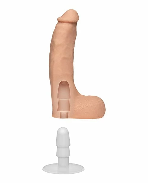 Doc Johnson Signature Cocks Ultraskyn 8.5" Cock With Removable Vac-U-Lock Suction Cup - Chad White
