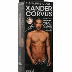 Doc Johnson Signature Cocks Ultraskyn 9" Cock With Removeable Vac-U-Lock Suction Cup - Xander Corvus