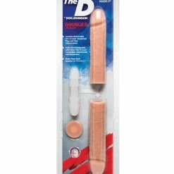 Doc Johnson Dildos The D 16" Double D - Vanilla