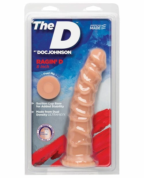 Doc Johnson The D 7.5" Ragin D With Balls Dildos