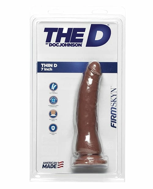 Doc Johnson The D 7" Thin D - Caramel