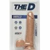 Doc Johnson Dildos The D 8" Perfect D With Balls - Vanilla