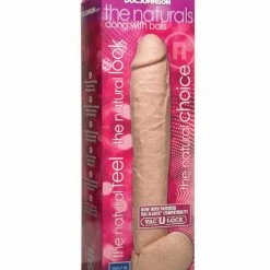 Doc Johnson The Naturals 12" Cock With Balls - Flesh