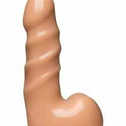 Doc Johnson Vac-U-Lock 5.5" Raging Hard On Realistic Cock - Flesh