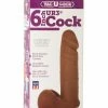 Doc Johnson Vac-U-Lock 6" Ultraskyn Cock Attachment. - Brown