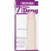 Doc Johnson Vac-U-Lock 7" Thin Dong - White Dildos