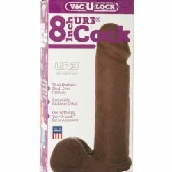 Doc Johnson Dildos Vac-U-Lock 8" Ultraskyn Cock Attachment