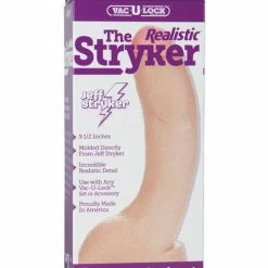 Doc Johnson Dildos Vac-U-Lock 9" Stryker Realistic - White