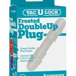 Doc Johnson Vac-U-Lock Double Up Plug - White