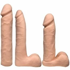 Doc Johnson Dildos Vac-U-Lock Dual Density Experienced Set - Vanilla