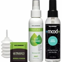 Doc Johnson Dildos Vac-U-Lock Dual Density Experienced Set - Vanilla