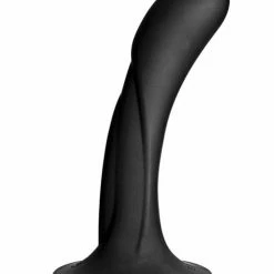 Doc Johnson Dildos Vac-U-Lock G Spot Silicone Dong - Black