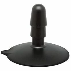 Doc Johnson Vac-U-Lock Large Suction Cup Plug - Black