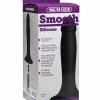 Doc Johnson Vac-U-Lock Smooth Silicone Dong - Black