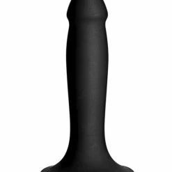 Doc Johnson Vac-U-Lock Smooth Silicone Dong - Black