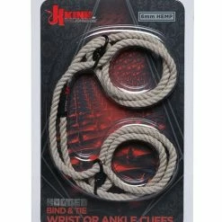 Doc Johnson Kink Hogtie Bind & Tie Wrist Or Ankle Cuffs Kink & BDSM