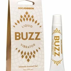 Doc Johnson Buzz Original Liquid Vibrator Intimate Arousal Gel - .26 Oz Sexual Enhancers For Couples