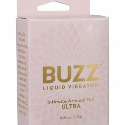 Doc Johnson Buzz Ultra Liquid Vibrator Intimate Arousal Gel - .26 Oz